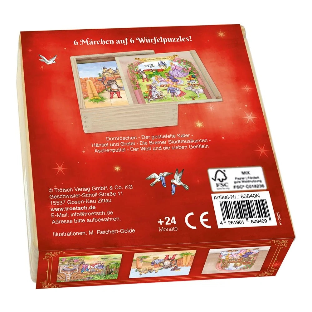 TRÖTSCH - Bilderwürfel Puzzle Märchen | Ab 2 Jahren – Ansicht