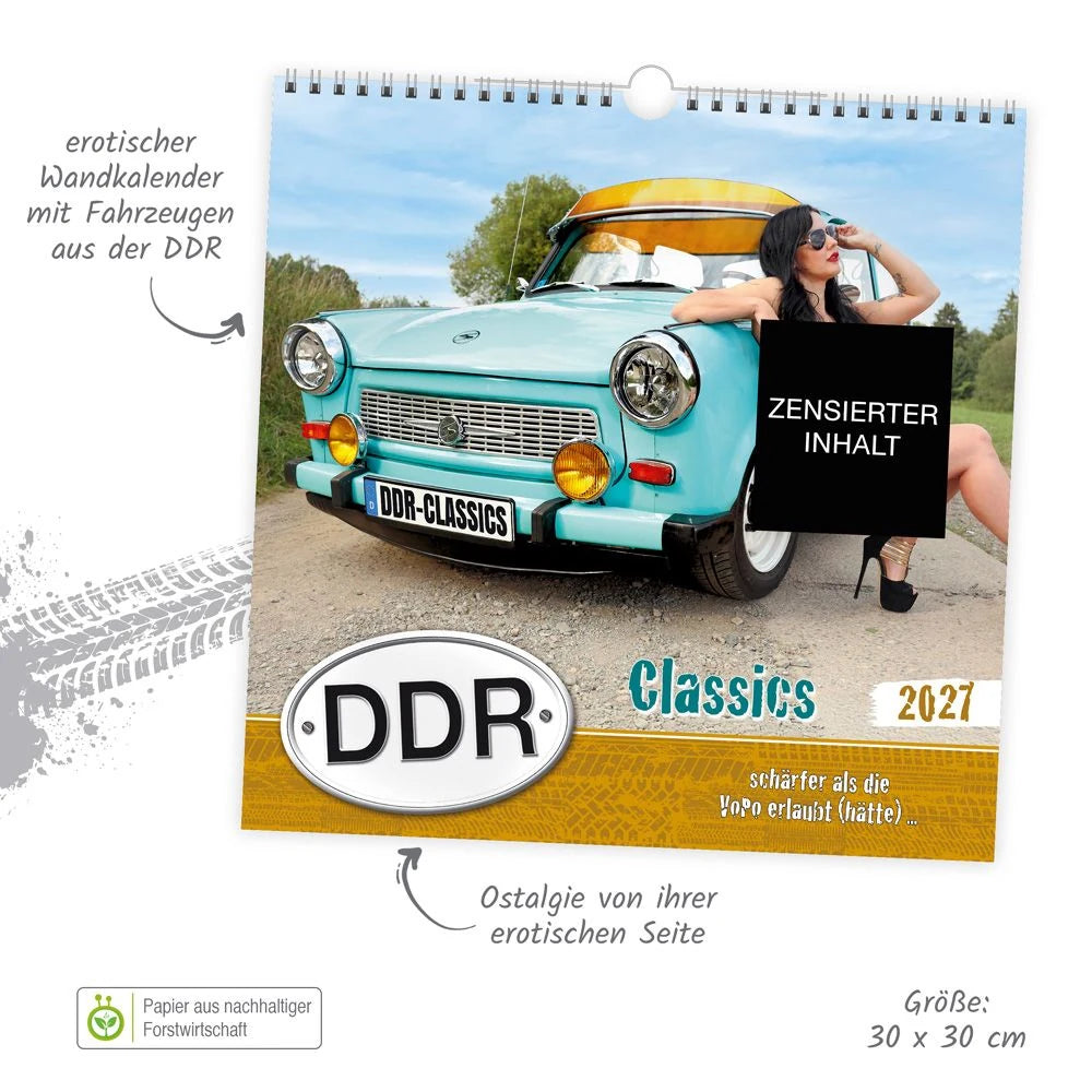 TRÖTSCH - Erotikkalender DDR Classics 2027 schärfer als die VOPO erlaubt (hätte) – Ansicht