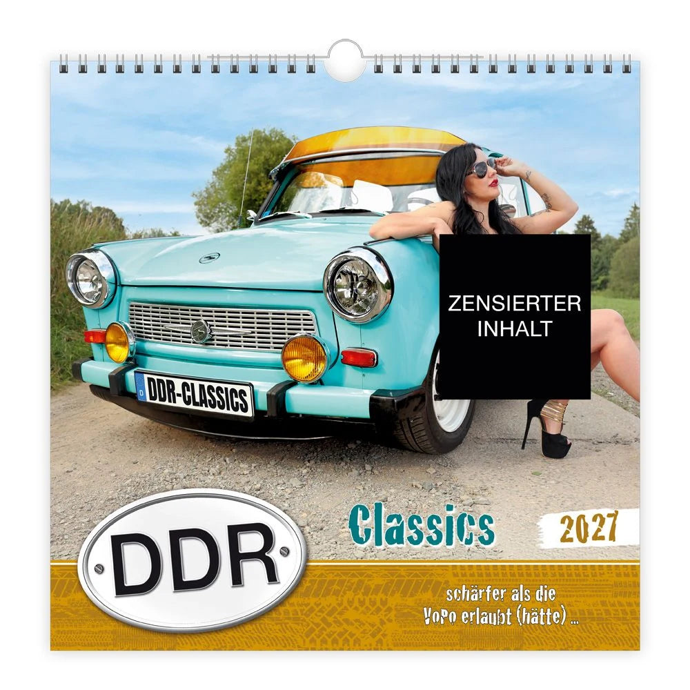 Wandkalender: TRÖTSCH - Erotikkalender DDR Classics 2027 schärfer als die VOPO erlaubt (hätte)