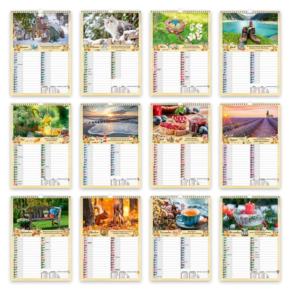 TRÖTSCH - Großbildkalender Der große Rentnerkalender 2027 – Ansicht