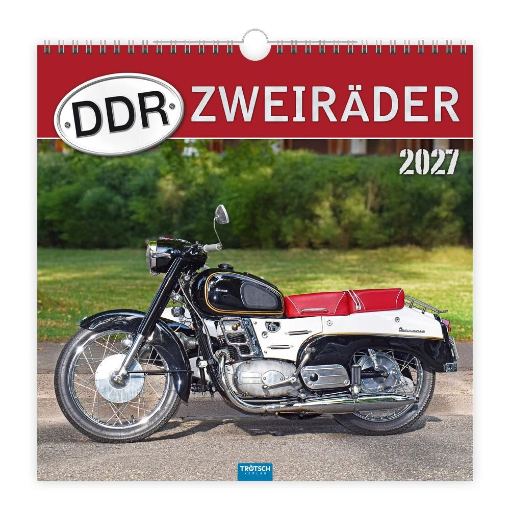 Wandkalender: TRÖTSCH - Technikkalender DDR-Zweiräder 2027