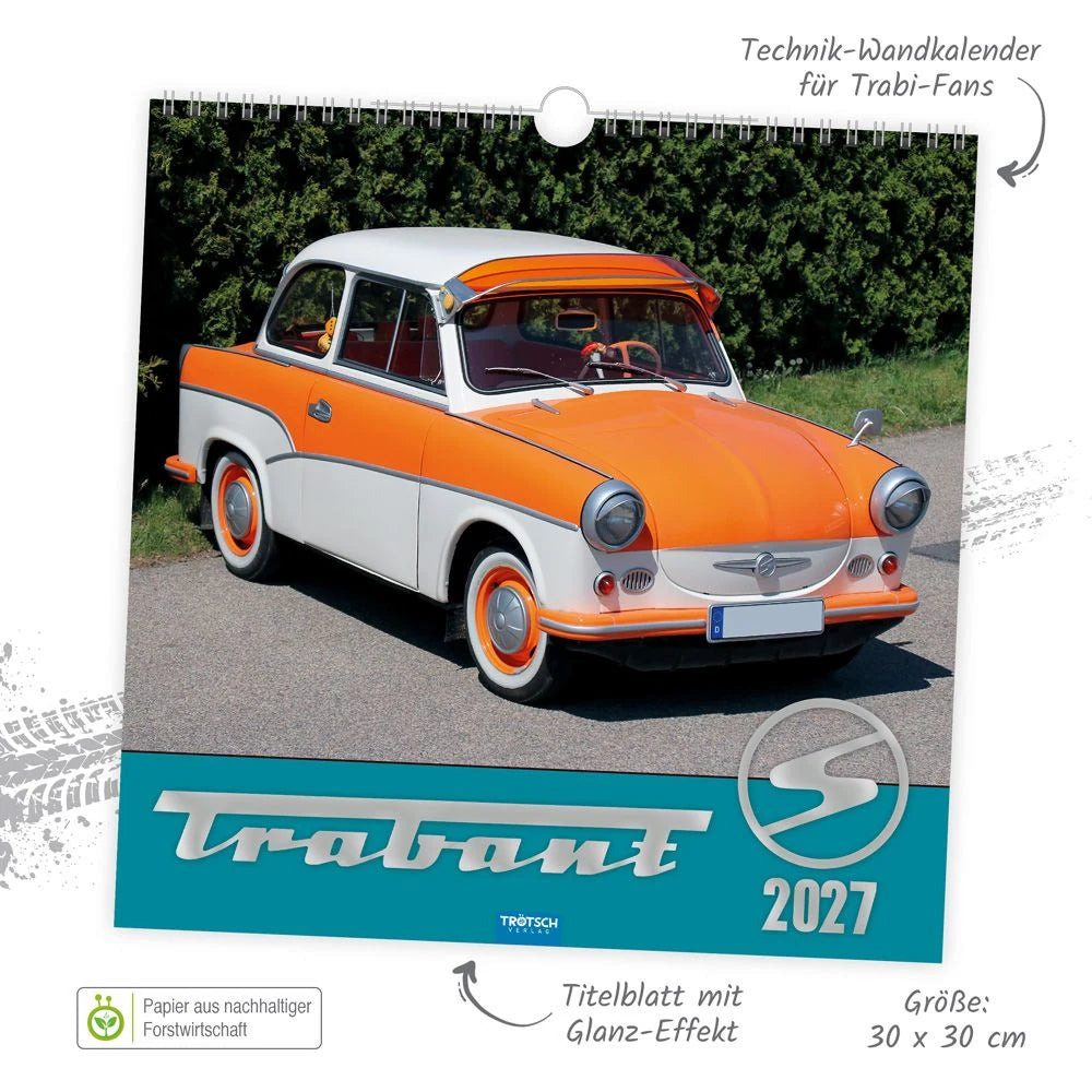 TRÖTSCH - Technikkalender Trabant 2027 – Ansicht