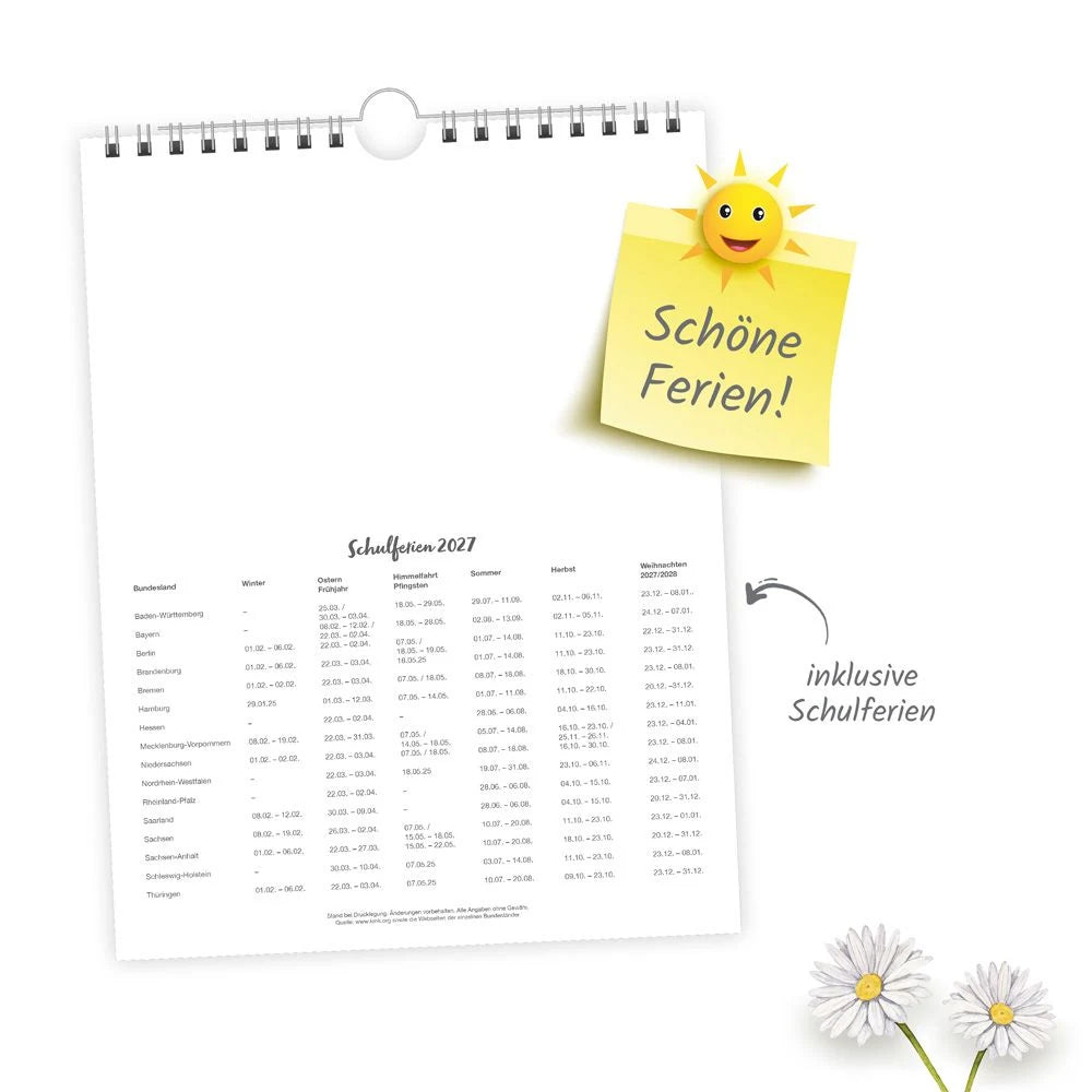 TRÖTSCH - Wochenkalender zum Hängen Landliebe 2027 – Ansicht