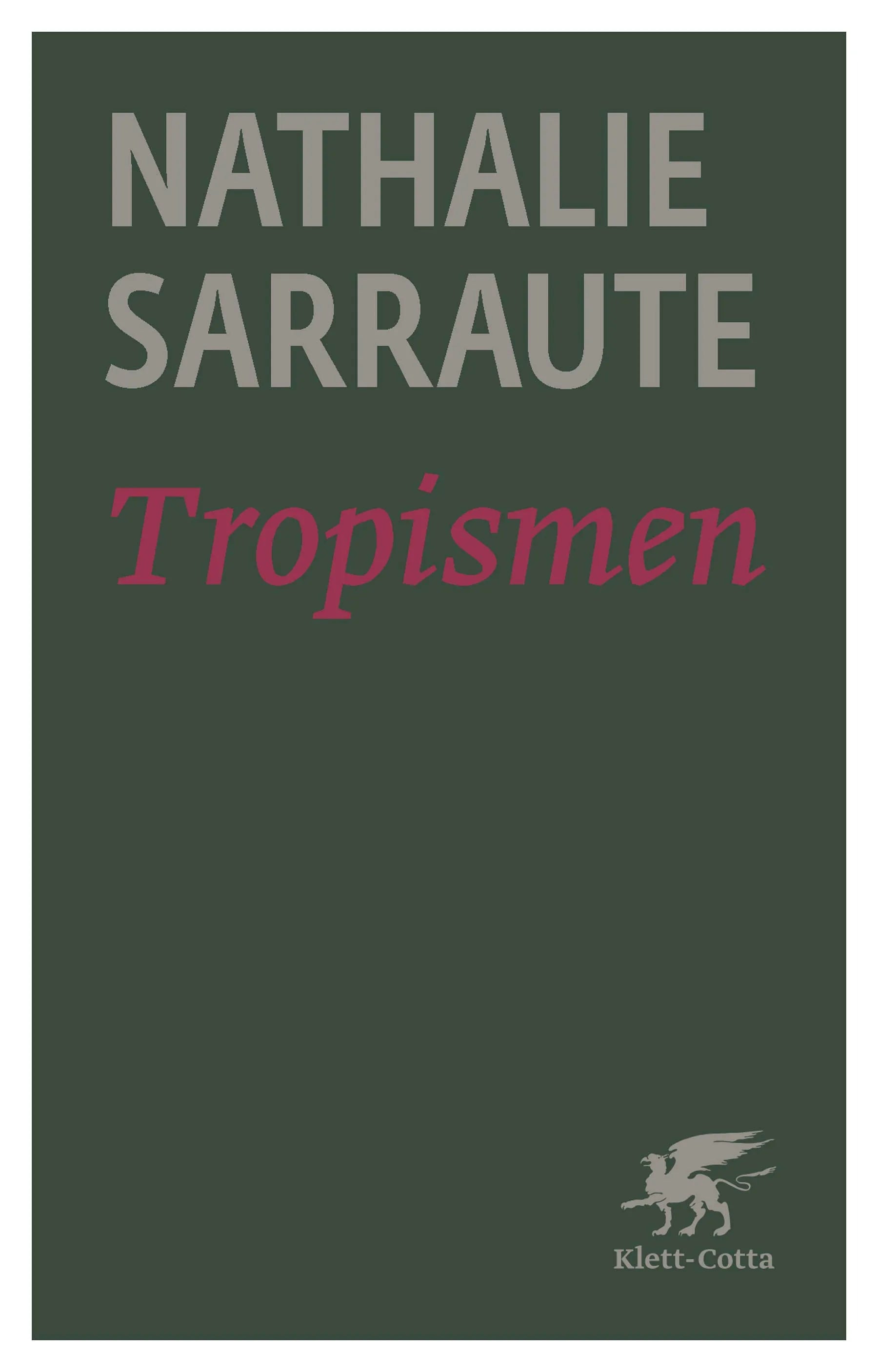 Buchcover von 'Tropismen' - Paperback von Nathalie Sarraute