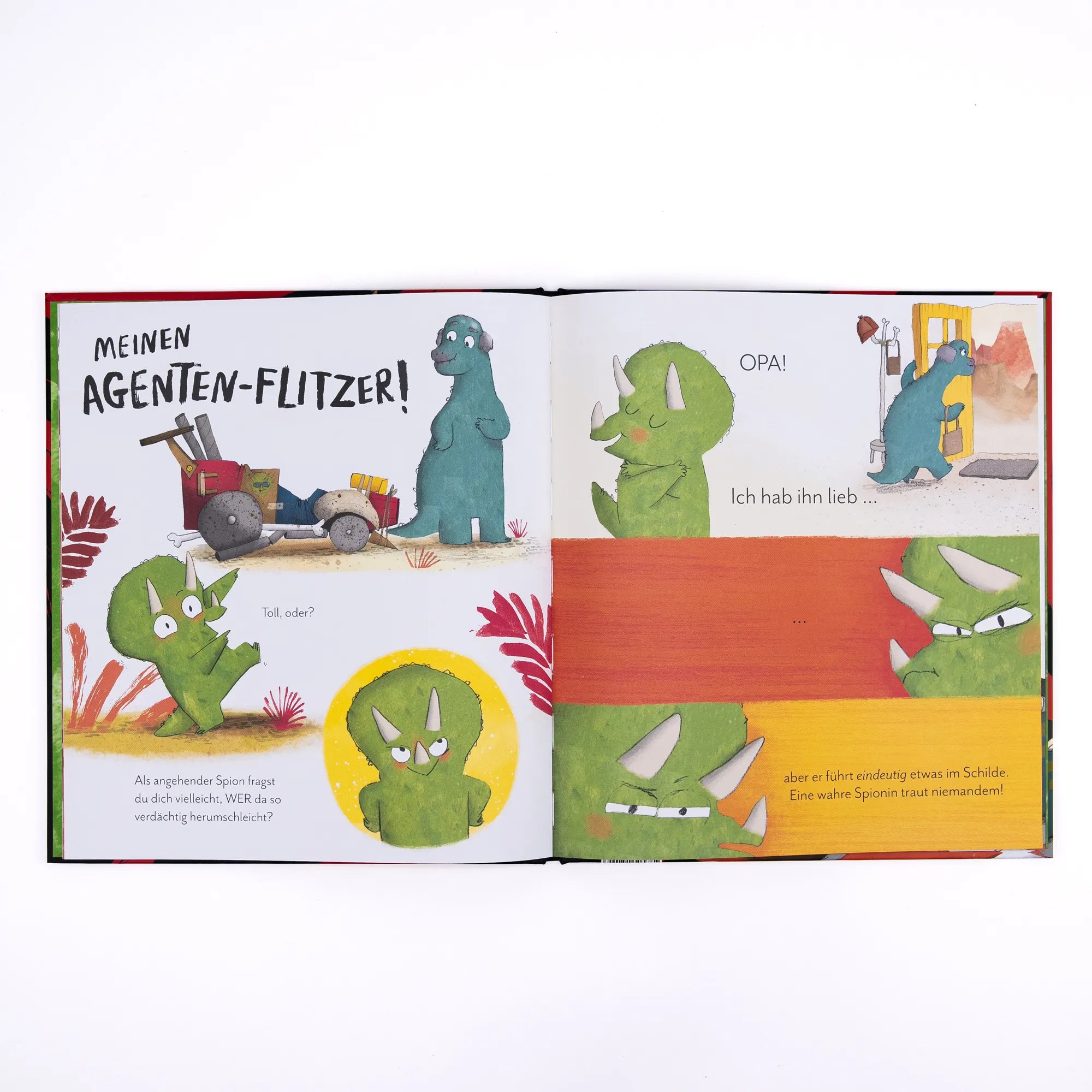 Abbildung von 'Trudi Triceratops. Spionin auf heißer Spur'