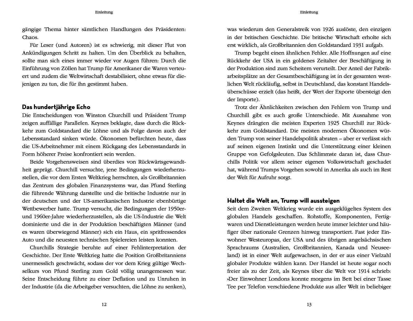 Innenansicht von 'Trumps Angriff auf die Weltwirtschaft' - Taschenbuch