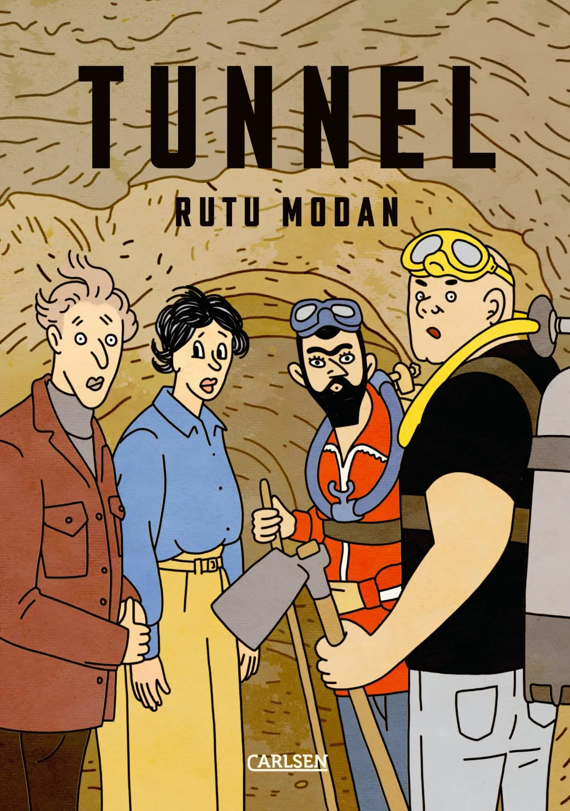Buchcover von 'Tunnel - eine israelische Satire' - Gebundene Ausgabe von Rutu Modan