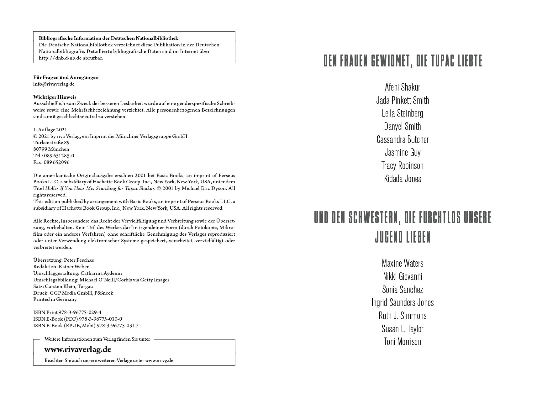 Innenansicht von 'Tupac Shakur' - Gebundene Ausgabe