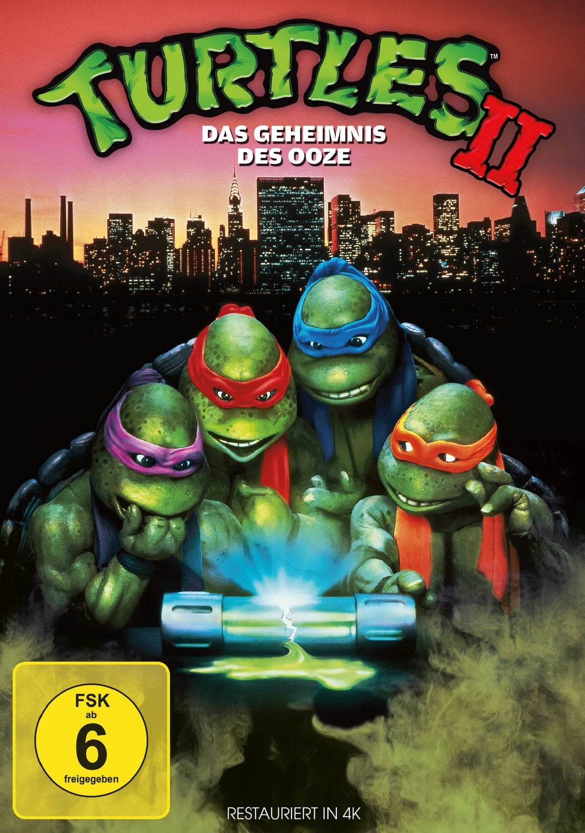 DVD-Cover: Turtles II - Das Geheimnis des Ooze. Regie: Michael Pressman