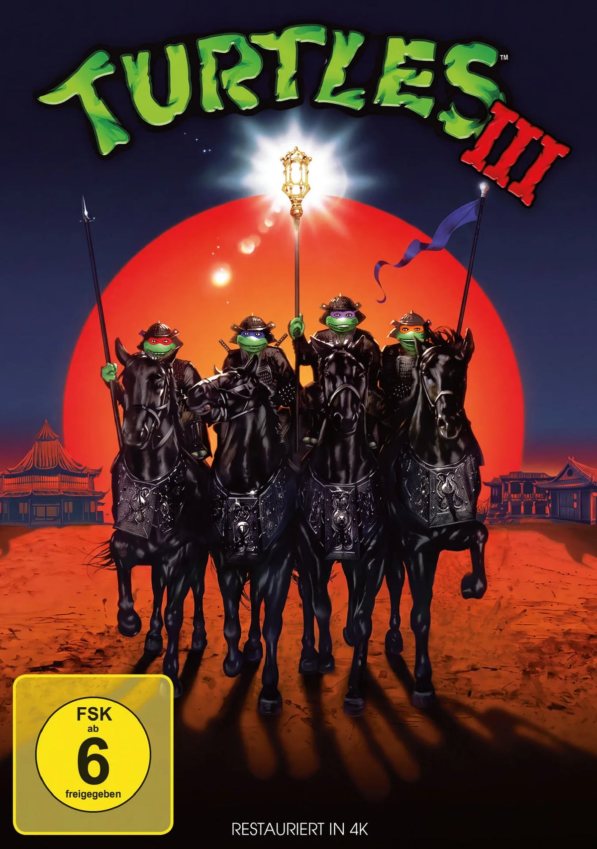 DVD-Cover: Turtles III. Regie: Stuart Gillard