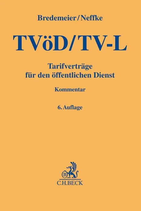 Buchcover von 'TVöD / TV-L' - Gebundene Ausgabe von Jörg Bredemeier