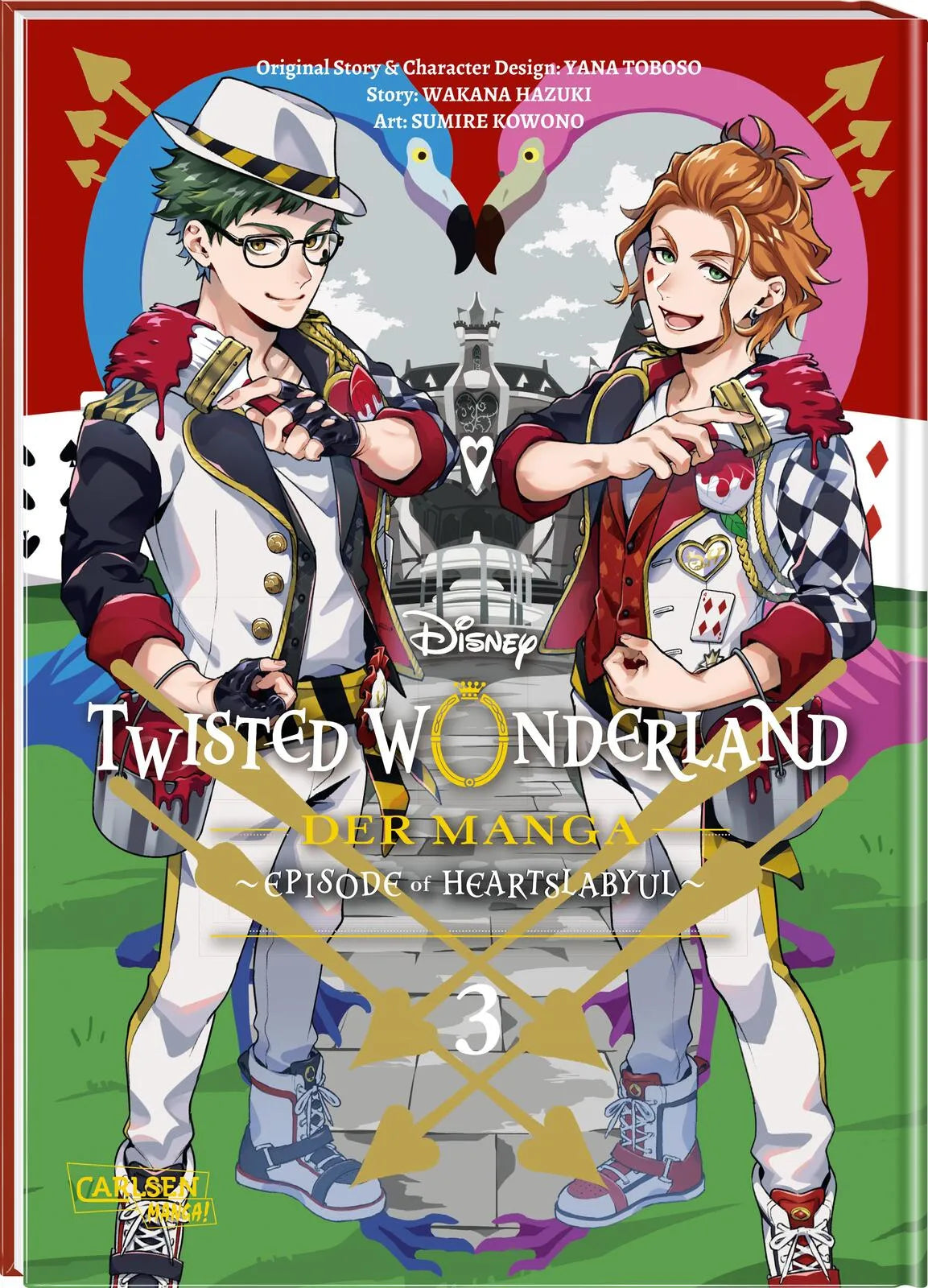 Buchcover von 'Twisted Wonderland: Der Manga – Episode of Heartslabyul 3' - Gebundene Ausgabe von Yana Toboso
