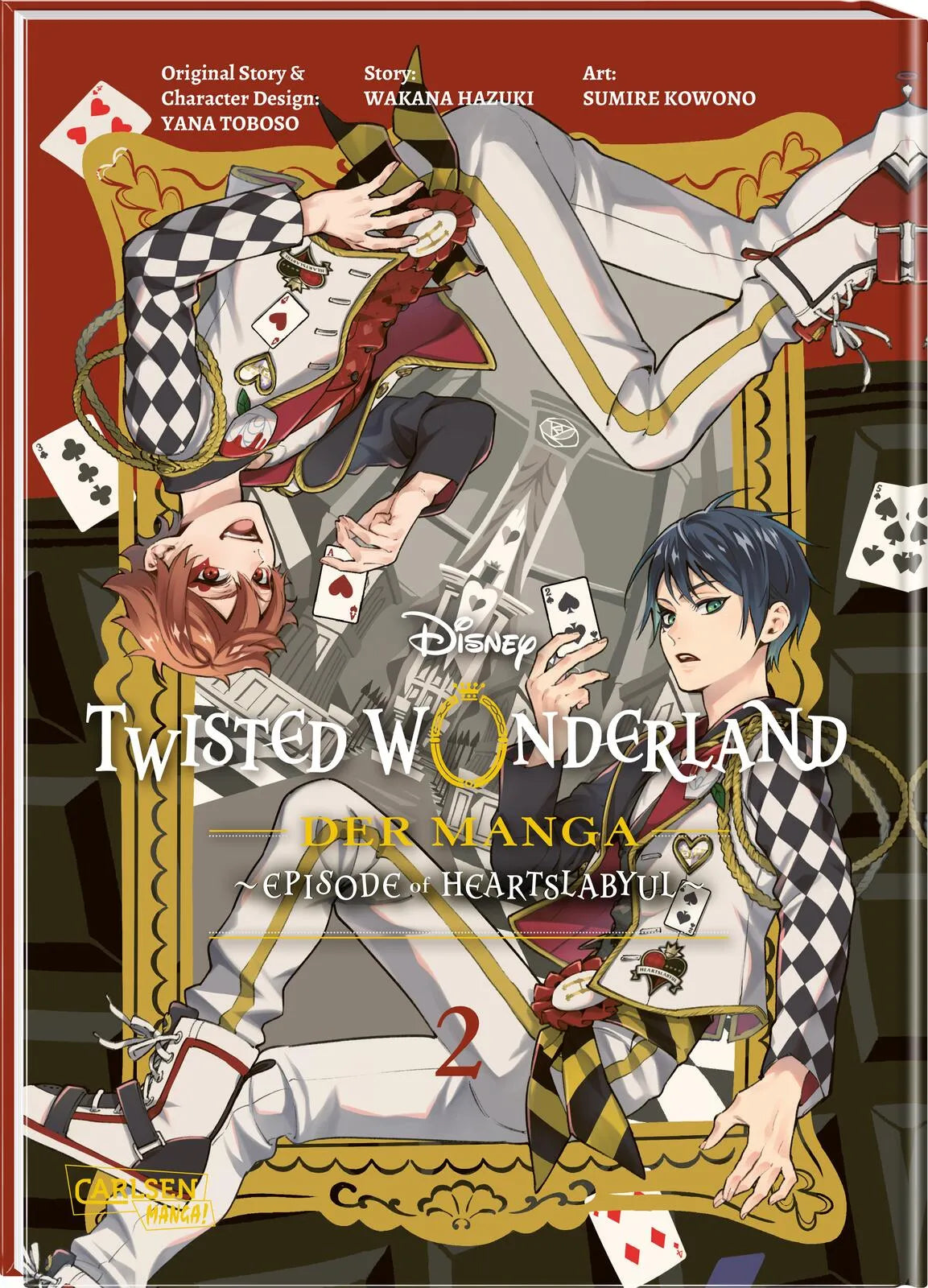 Buchcover von 'Twisted Wonderland: Der Manga – Episode of Heartslabyul 2' - Gebundene Ausgabe von Yana Toboso
