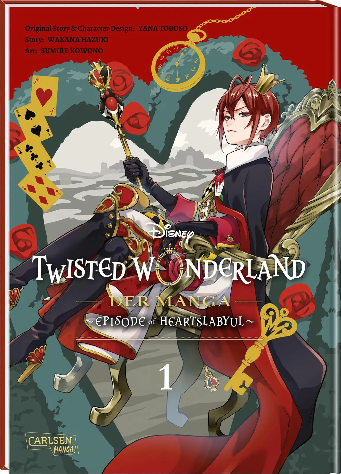 Buchcover von 'Twisted Wonderland: Der Manga – Episode of Heartslabyul 1' - Gebundene Ausgabe von Yana Toboso