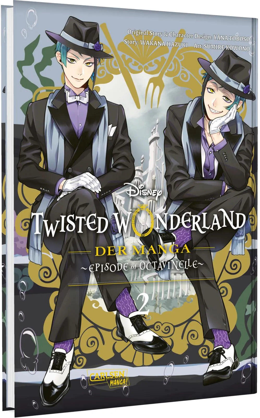 Buchcover von 'Twisted Wonderland: Der Manga – Episode of Octavinelle 2' - Gebundene Ausgabe von Yana Toboso