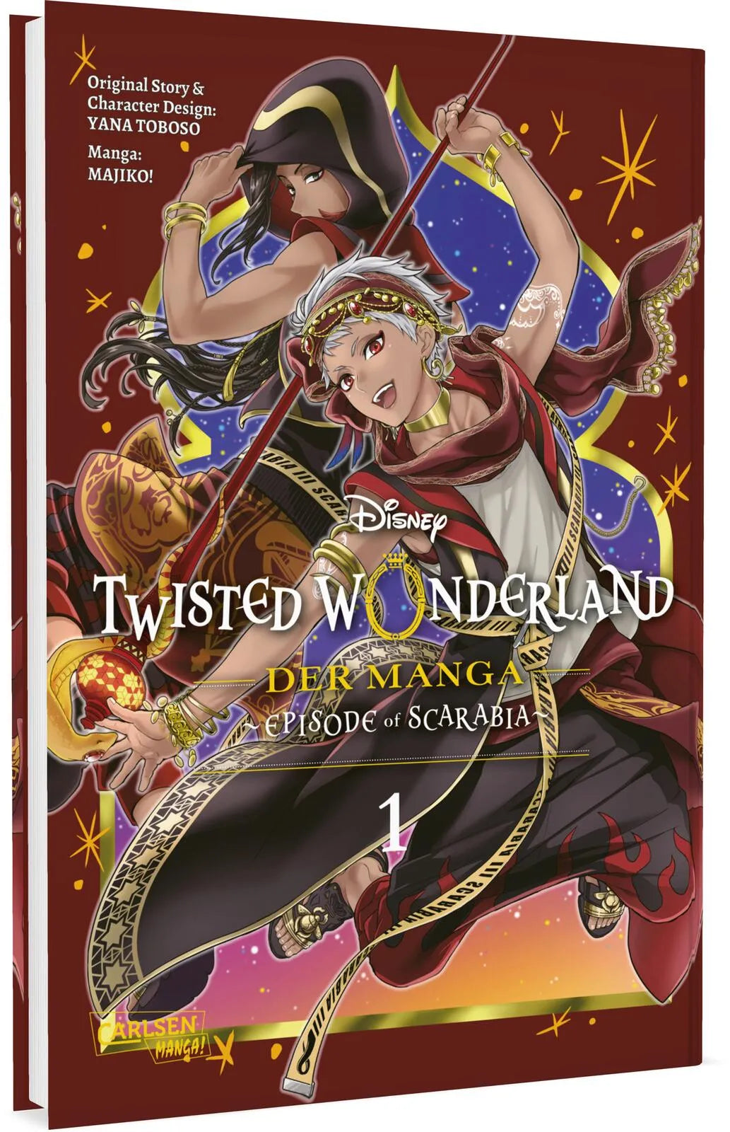 Buchcover von 'Twisted Wonderland: Der Manga – Episode of Scarabia 1' - Gebundene Ausgabe von Yana Toboso
