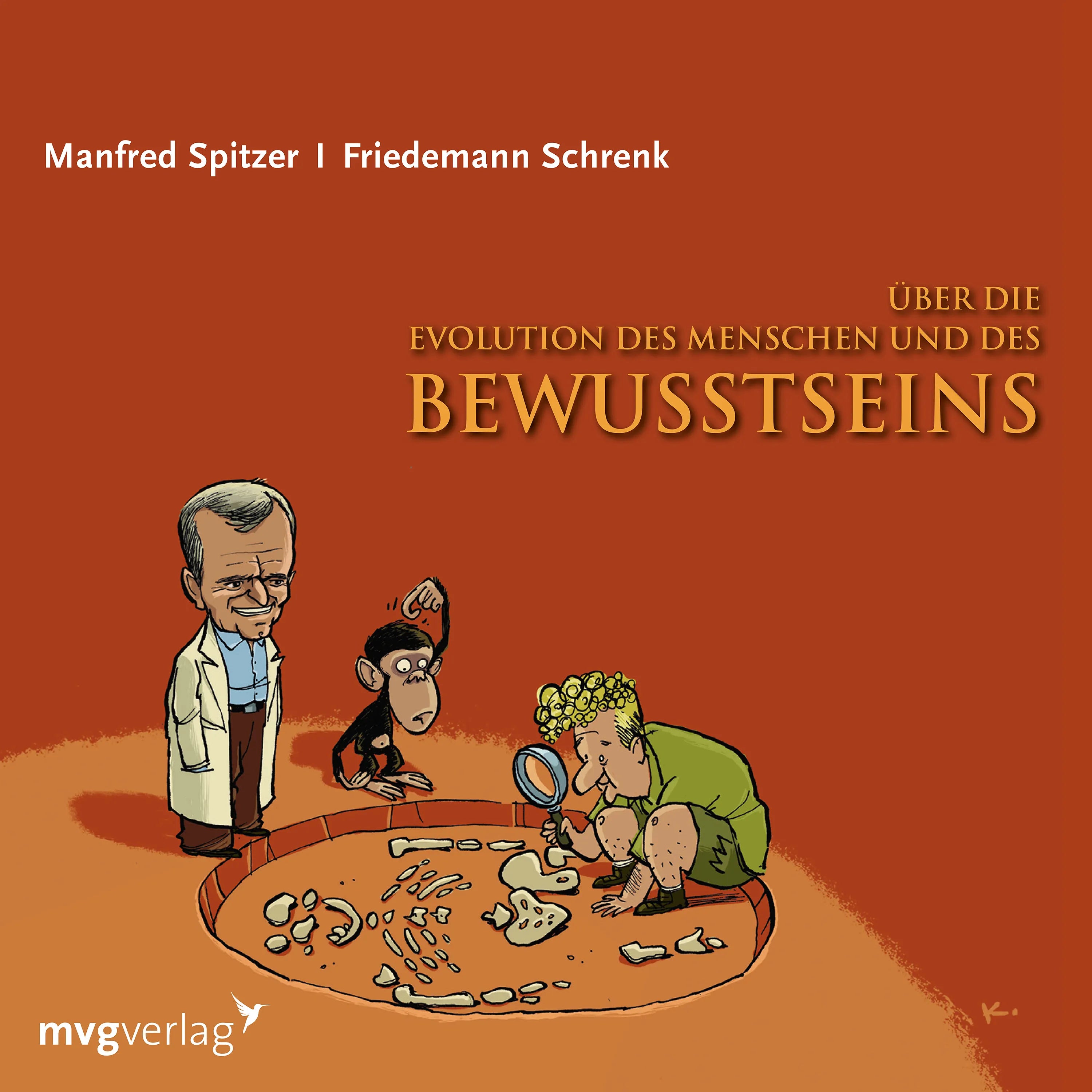 Buchcover von 'Über die Evolution des Menschen und des Bewusstseins' - Hörbuch (CD) von Manfred Spitzer