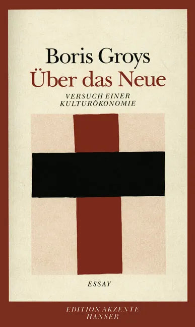 Buchcover von 'Über das Neue' - Taschenbuch von Boris Groys