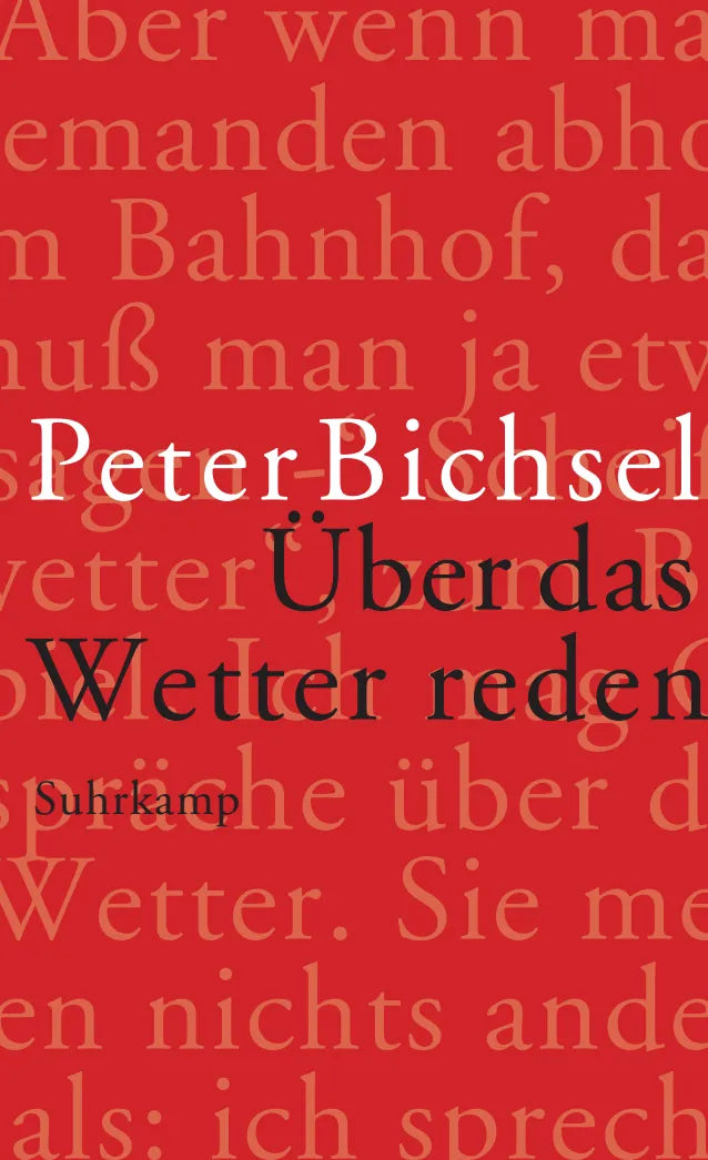 Buchcover von 'Über das Wetter reden' - Taschenbuch von Peter Bichsel