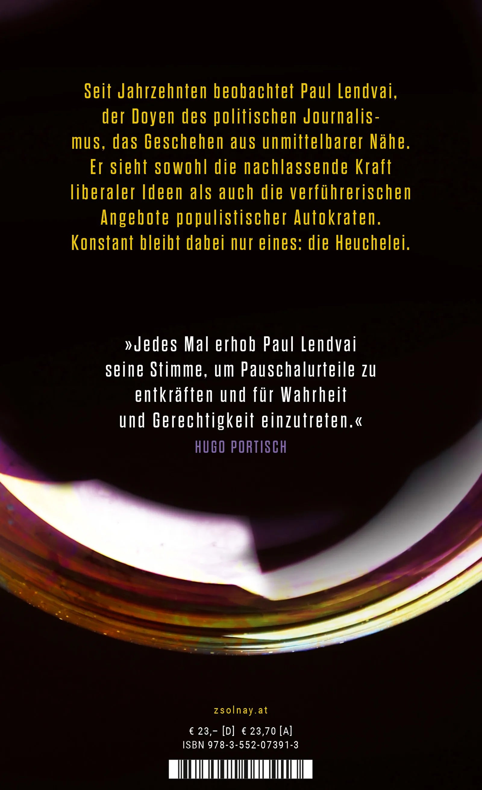 Paul Lendvai - Über die Heuchelei