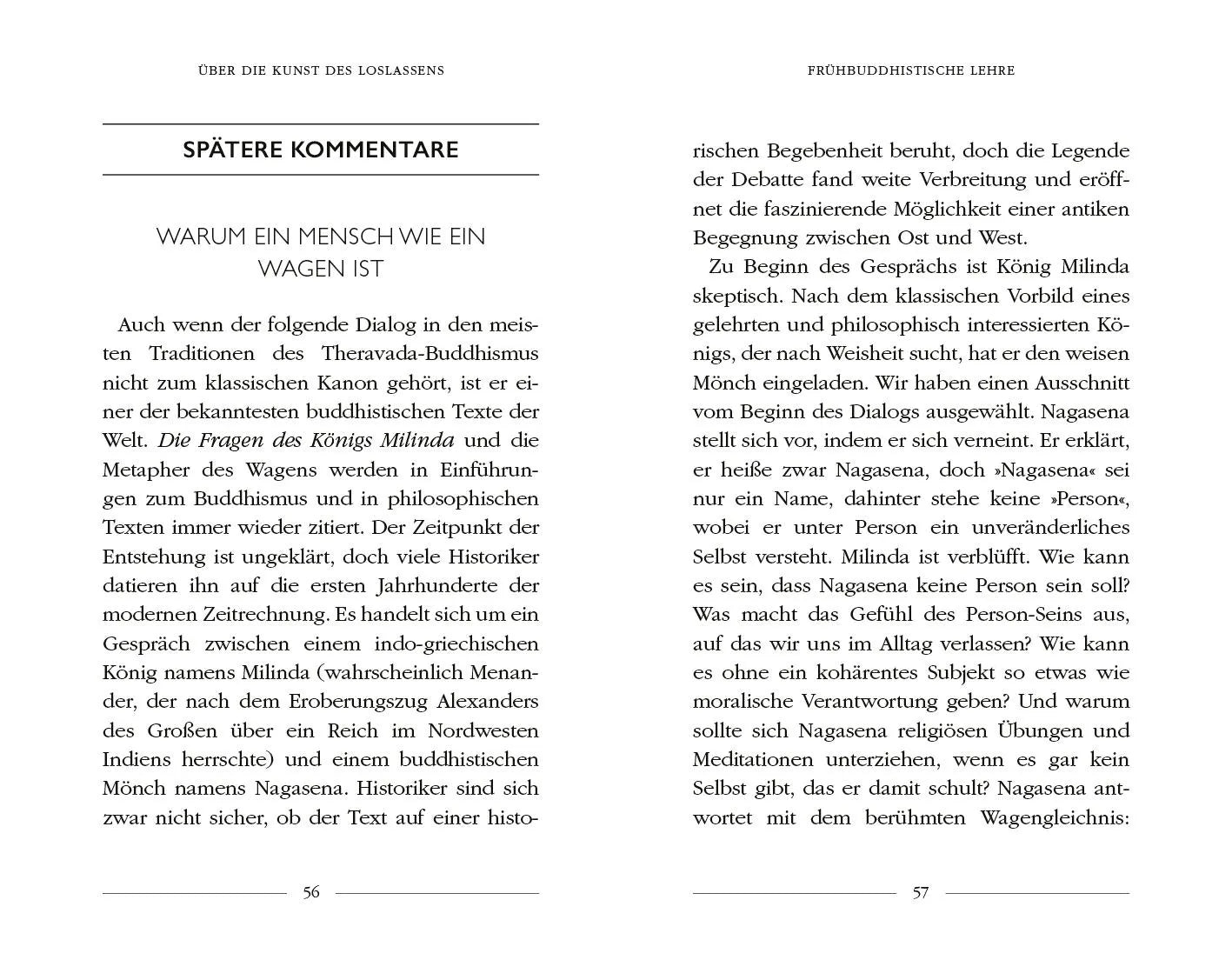 Innenansicht von 'Über die Kunst des Loslassens' - Gebundene Ausgabe