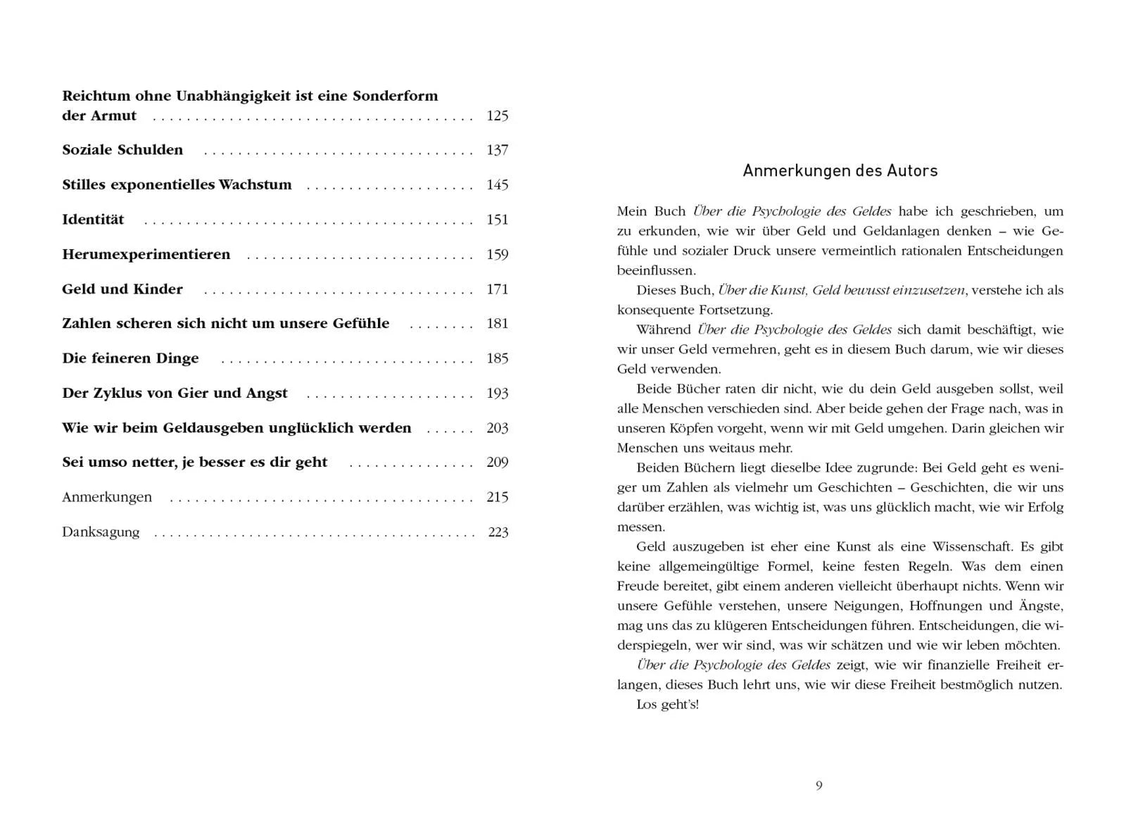 Innenansicht von 'Über die Kunst, Geld bewusst einzusetzen' - Paperback