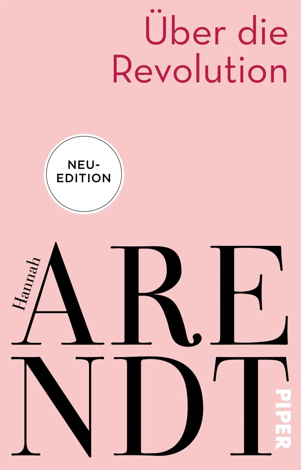 Buchcover von 'Über die Revolution' - Taschenbuch von Hannah Arendt