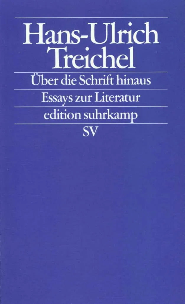 Buchcover von 'Über die Schrift hinaus' - Taschenbuch von Hans-Ulrich Treichel