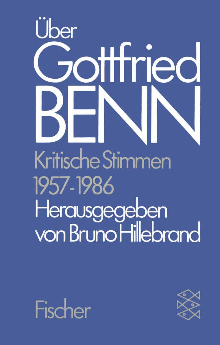 Buchcover von 'Über Gottfried Benn' - Taschenbuch von Gottfried Benn