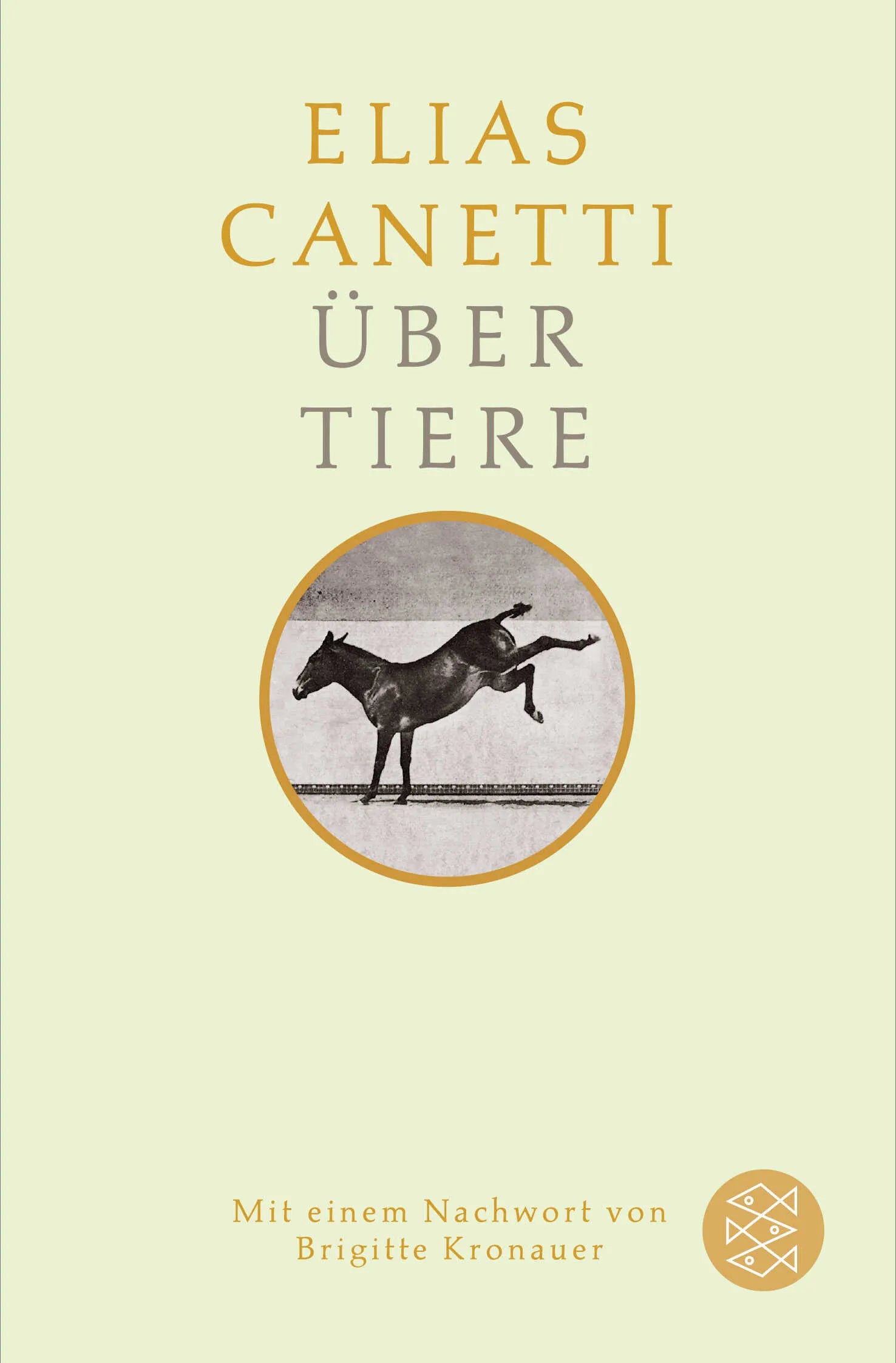 Buchcover von 'Über Tiere' - Taschenbuch von Elias Canetti