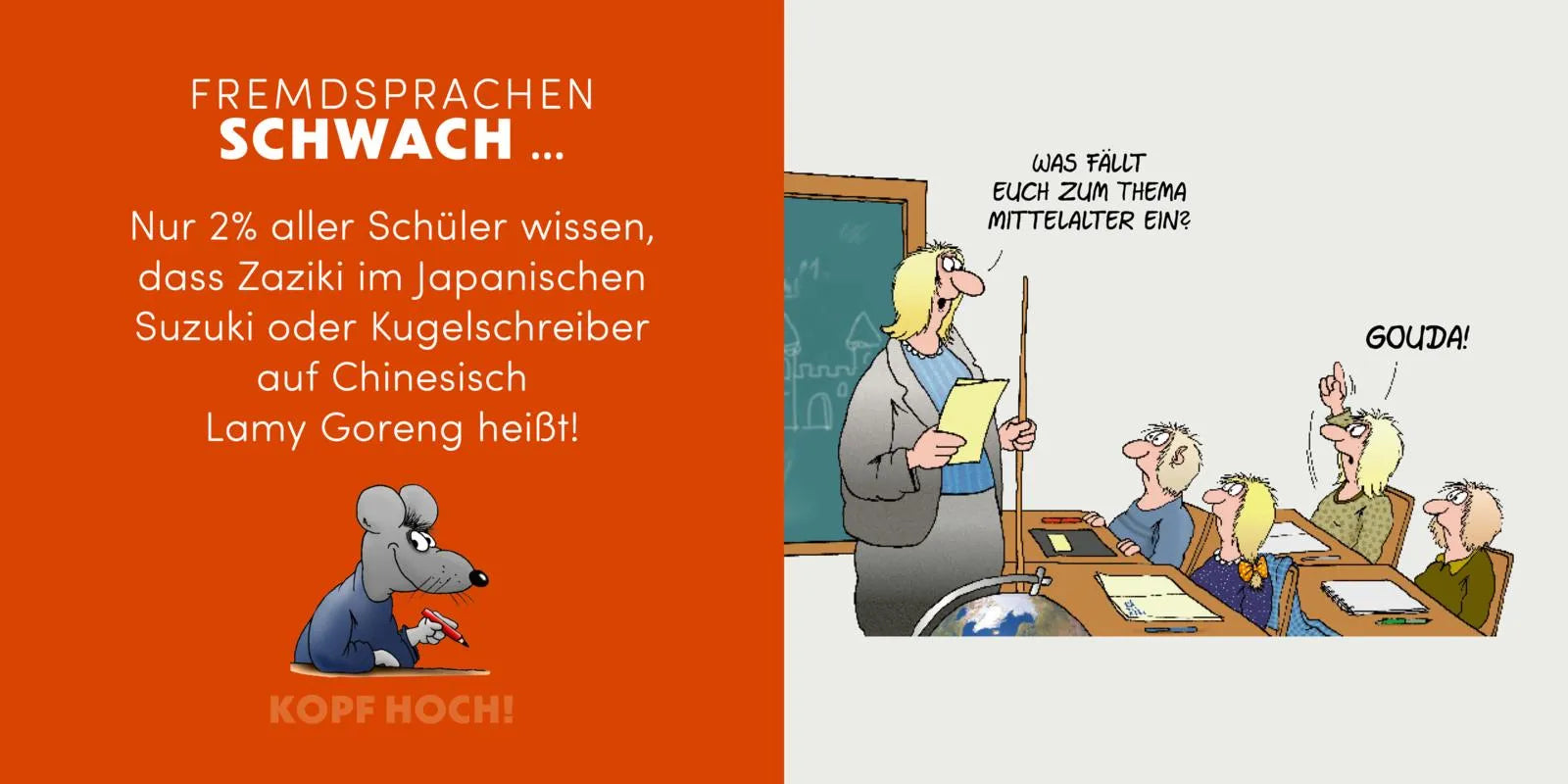 Uli Stein - Uli Stein: Freizeit & Beruf: Kopf hoch! Schwarzer Humor für die Schule
