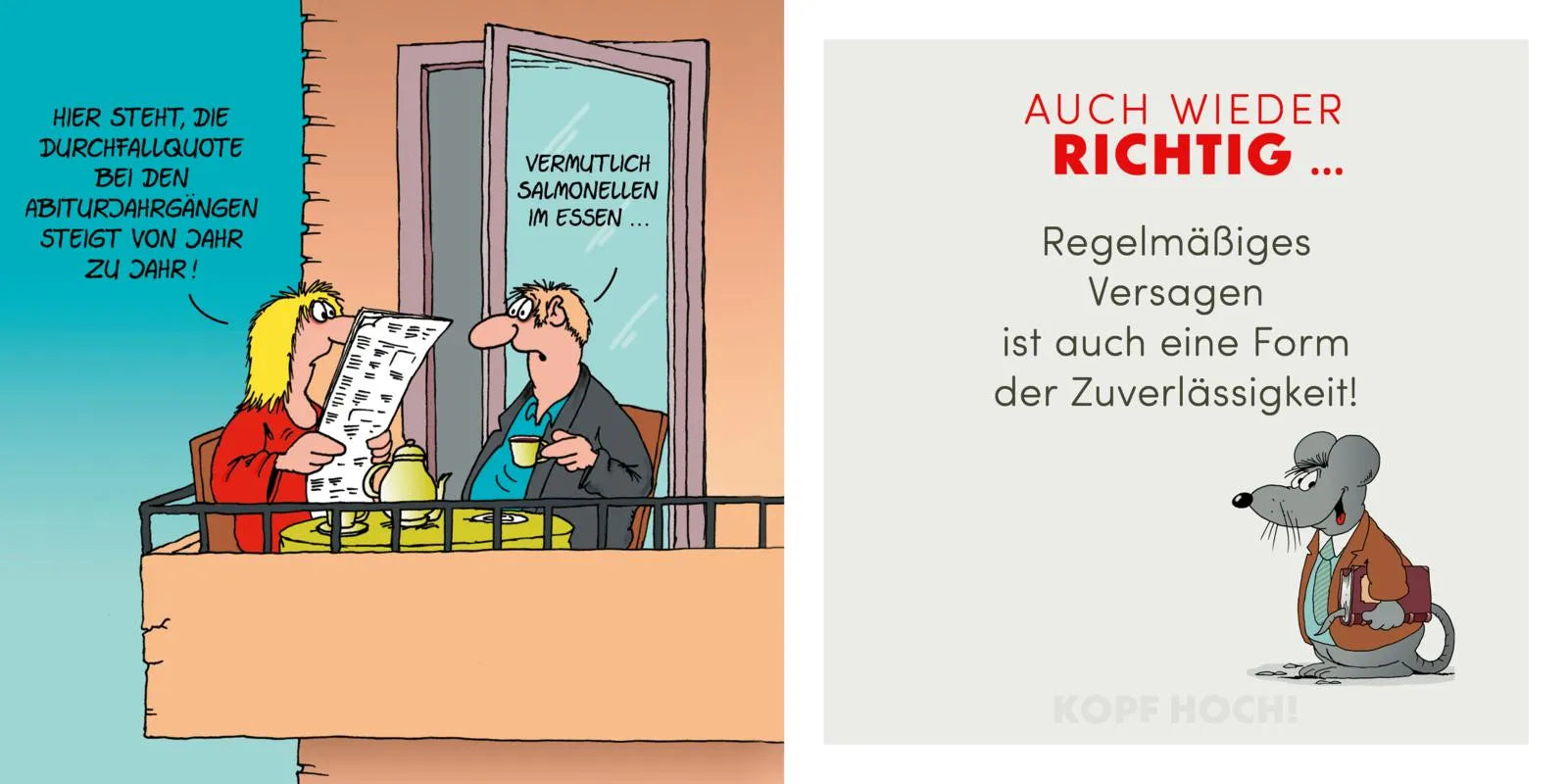 Abbildung von 'Uli Stein: Freizeit & Beruf: Kopf hoch! Schwarzer Humor für die Schule'