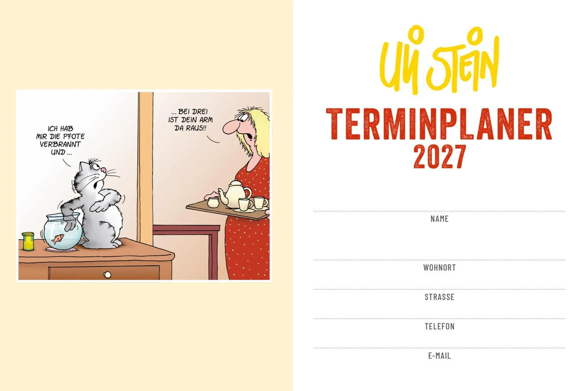 Uli Stein Terminplaner 2027: Taschenkalender – Ansicht