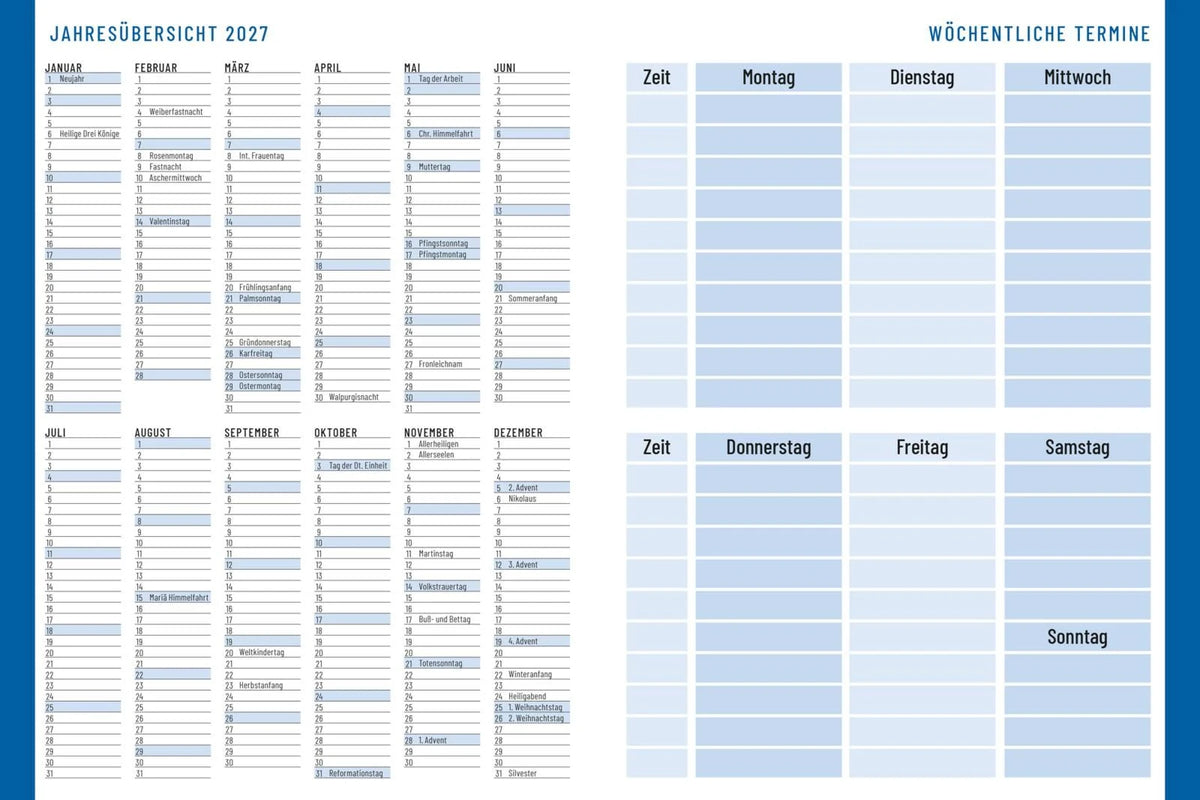 Uli Stein Terminplaner 2027: Taschenkalender – Ansicht