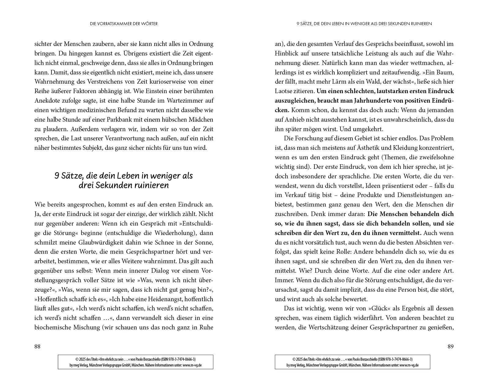 Innenansicht von '»Um ehrlich zu sein …«' - Taschenbuch