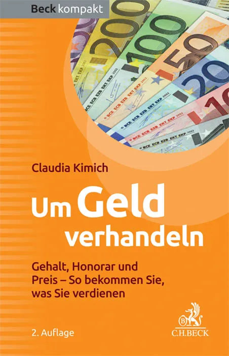Buchcover von 'Um Geld verhandeln' - Taschenbuch von Claudia Kimich