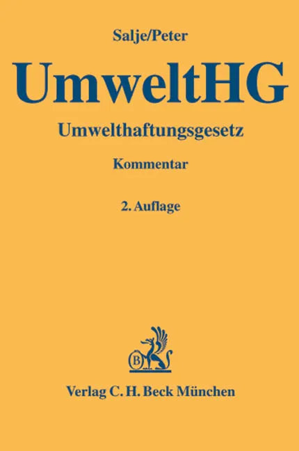 Buchcover von 'Umwelthaftungsgesetz. UmweltHG' - Gebundene Ausgabe von Peter Salje