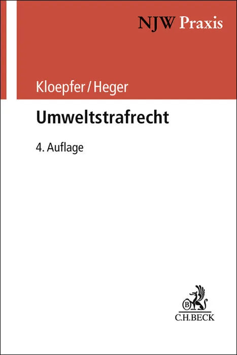 Buchcover von 'Umweltstrafrecht' - Taschenbuch von Michael Kloepfer