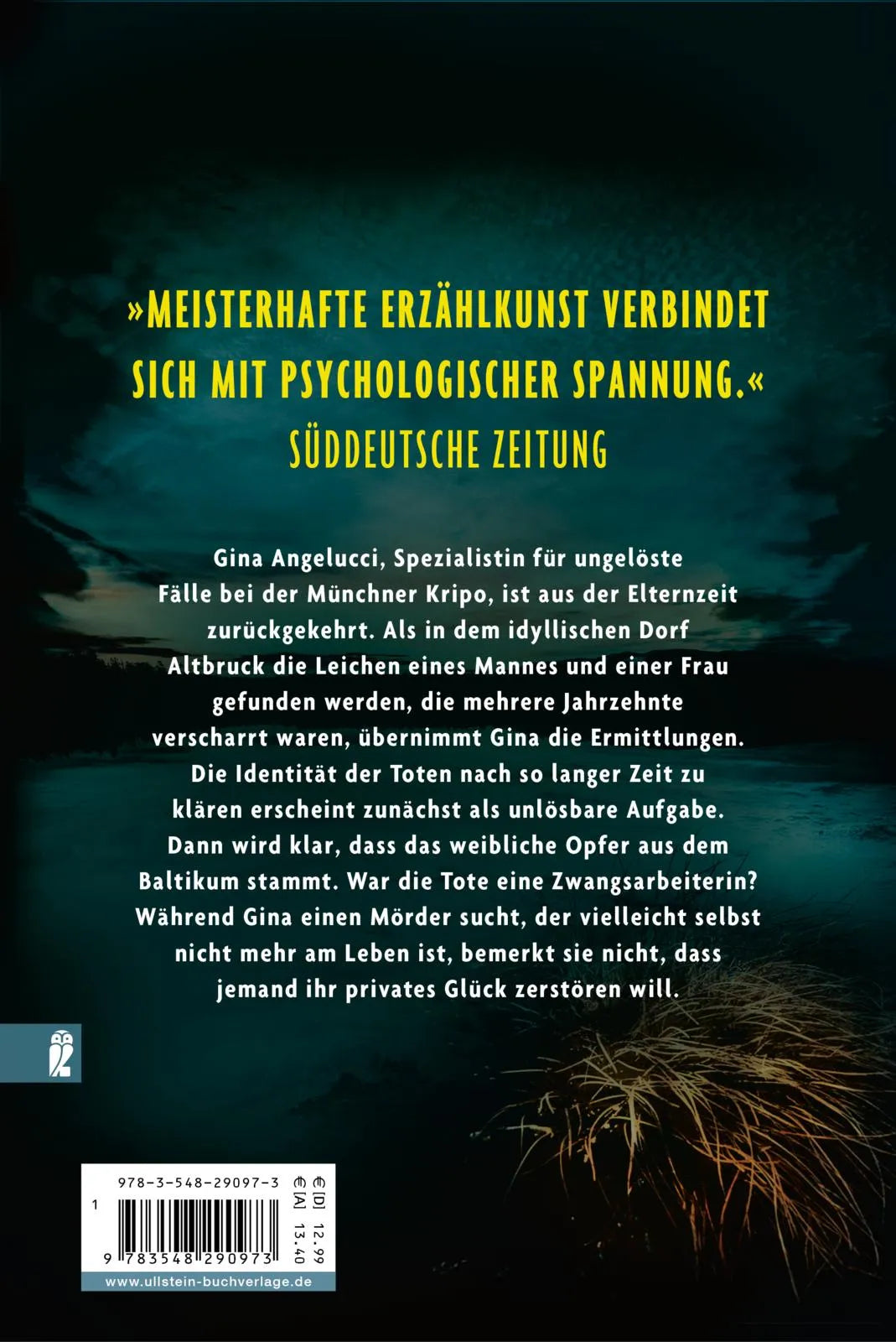 Buchrückseite von 'Unbarmherzig' mit Klappentext - Taschenbuch