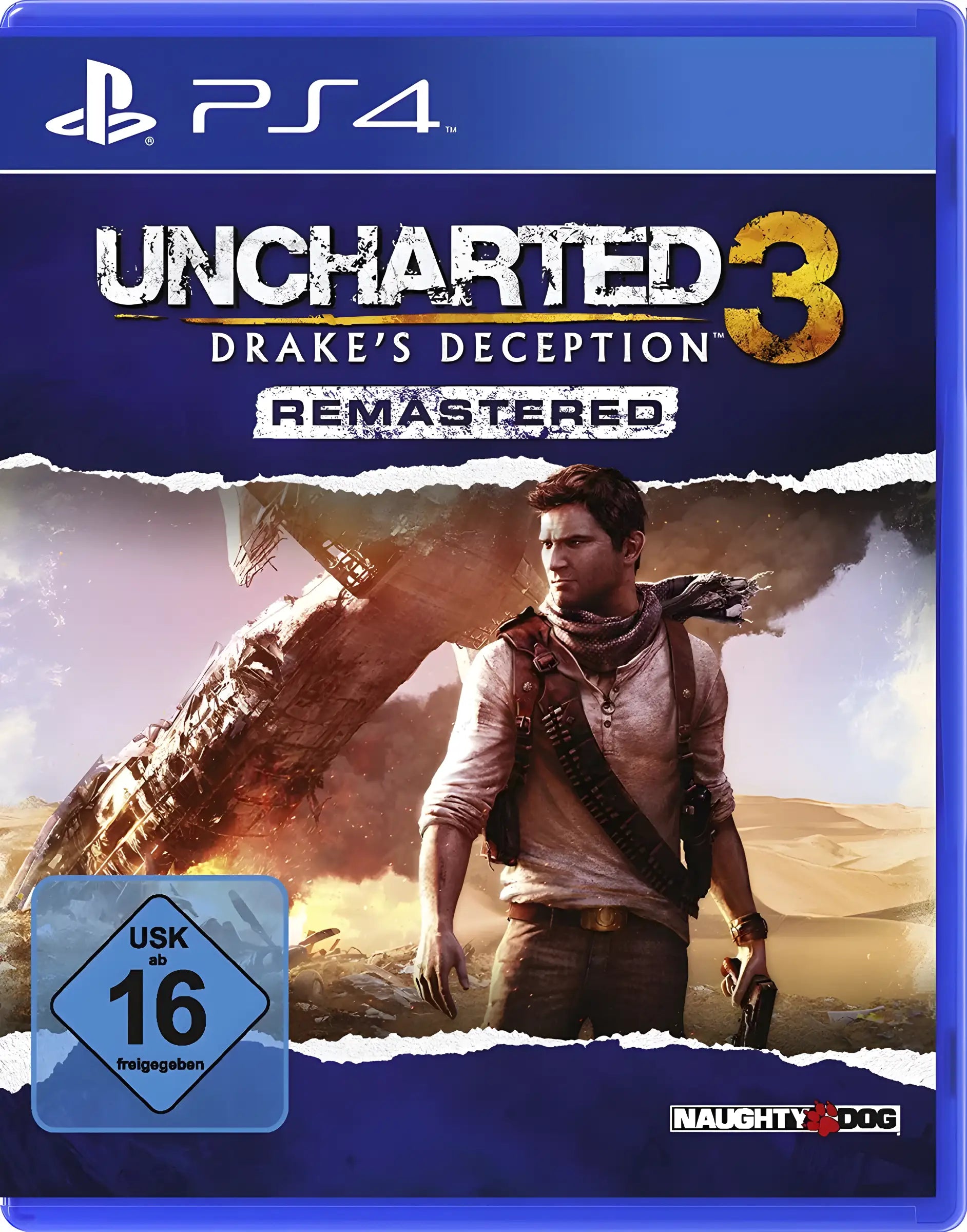 Uncharted 3 Drakes Deception Remastered für PS4 Cover