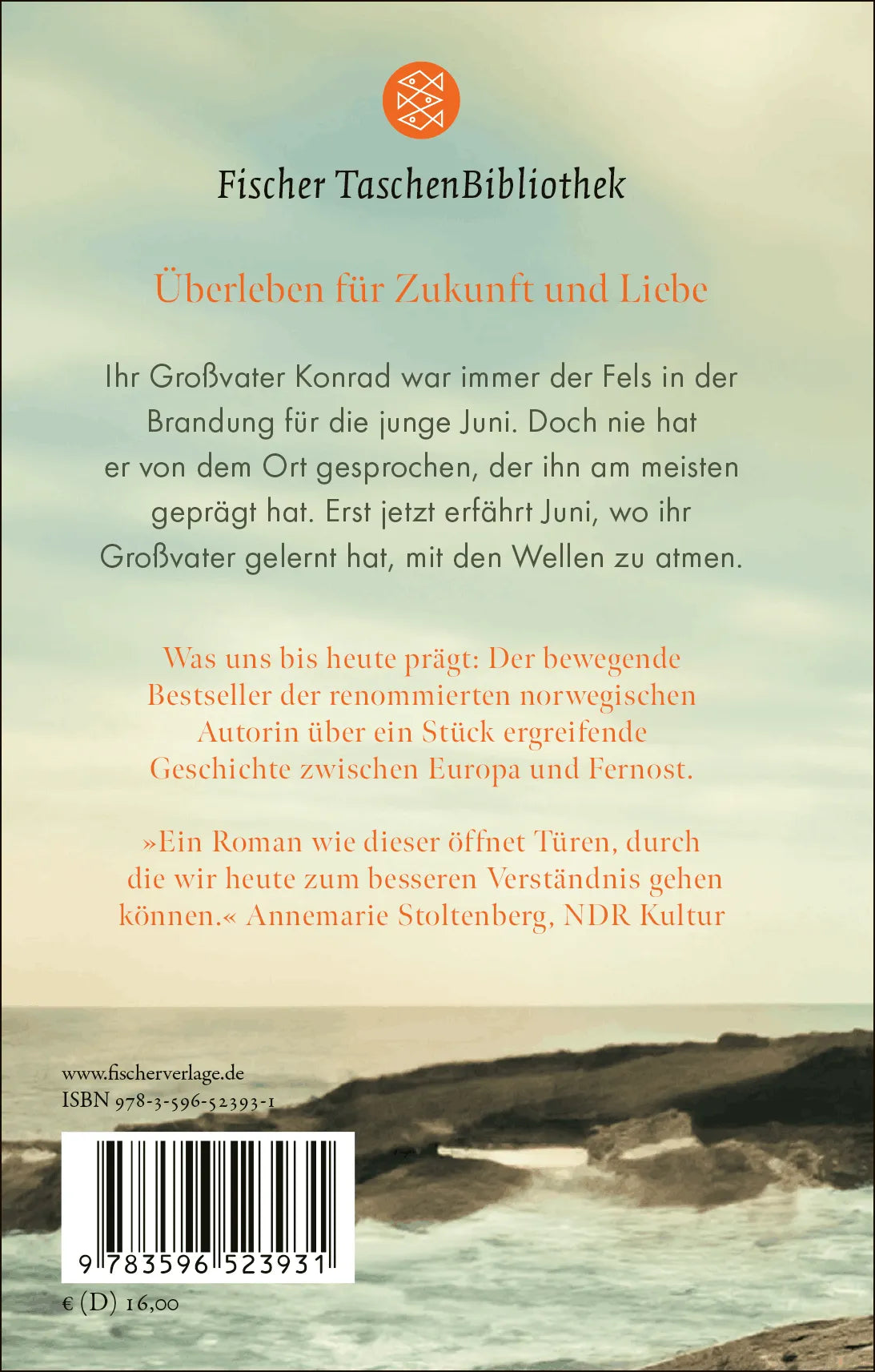 Rückseite: Und Großvater atmete mit den Wellen (Hardcover)