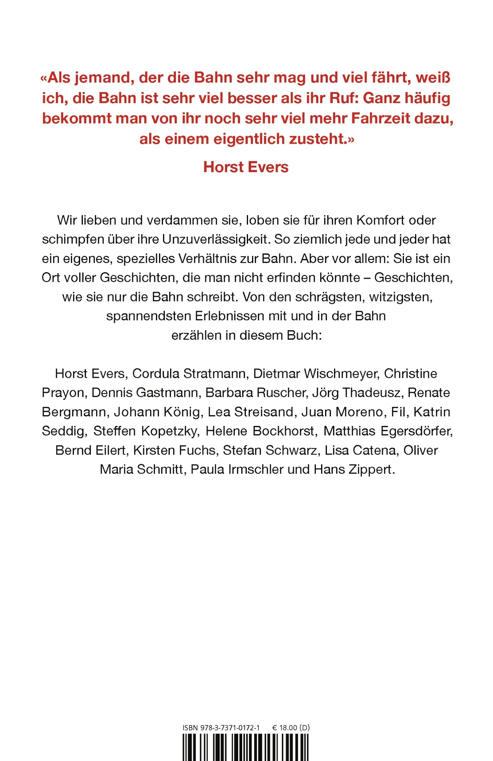 Buchrückseite von 'Und sie bewegt sich doch!' mit Klappentext - Paperback