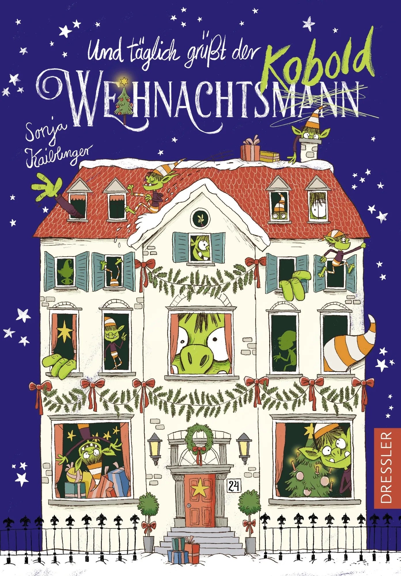 Cover: Und täglich grüßt der Weihnachtsmann/kobold (Hardcover) von Sonja Kaiblinger
