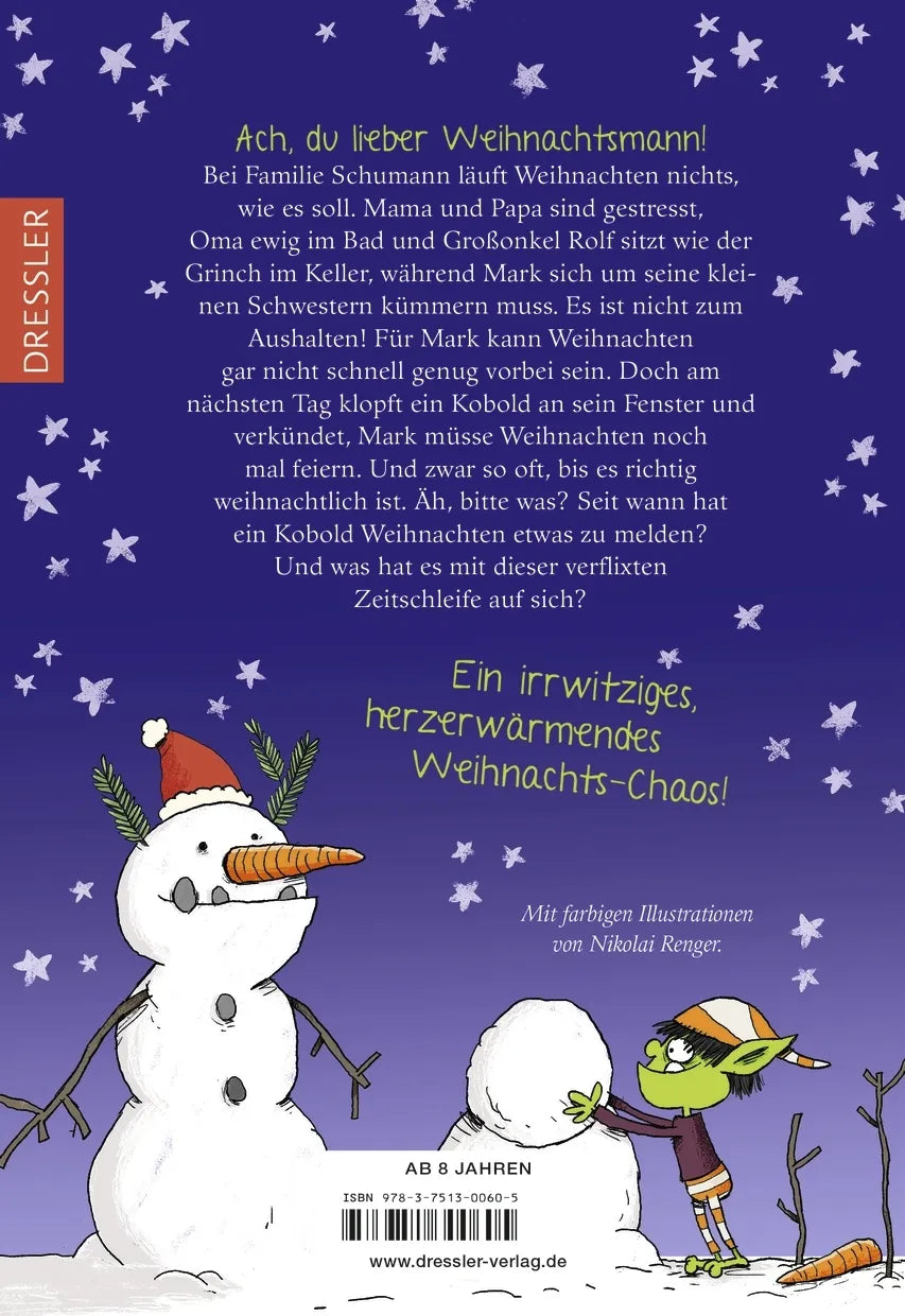 Rückseite: Und täglich grüßt der Weihnachtsmann/kobold (Hardcover)