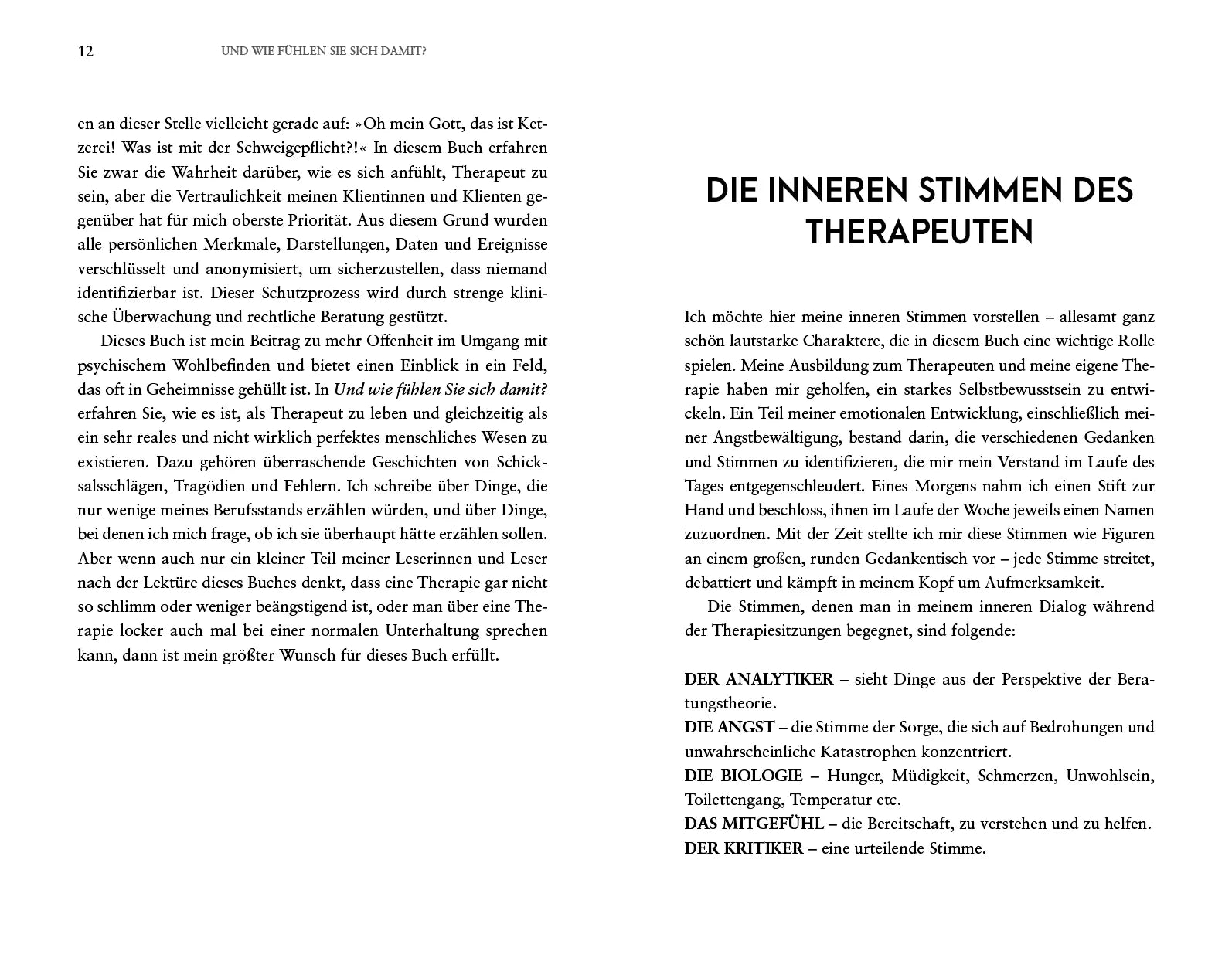 Innenansicht von 'Und wie fühlen Sie sich damit?' - Taschenbuch