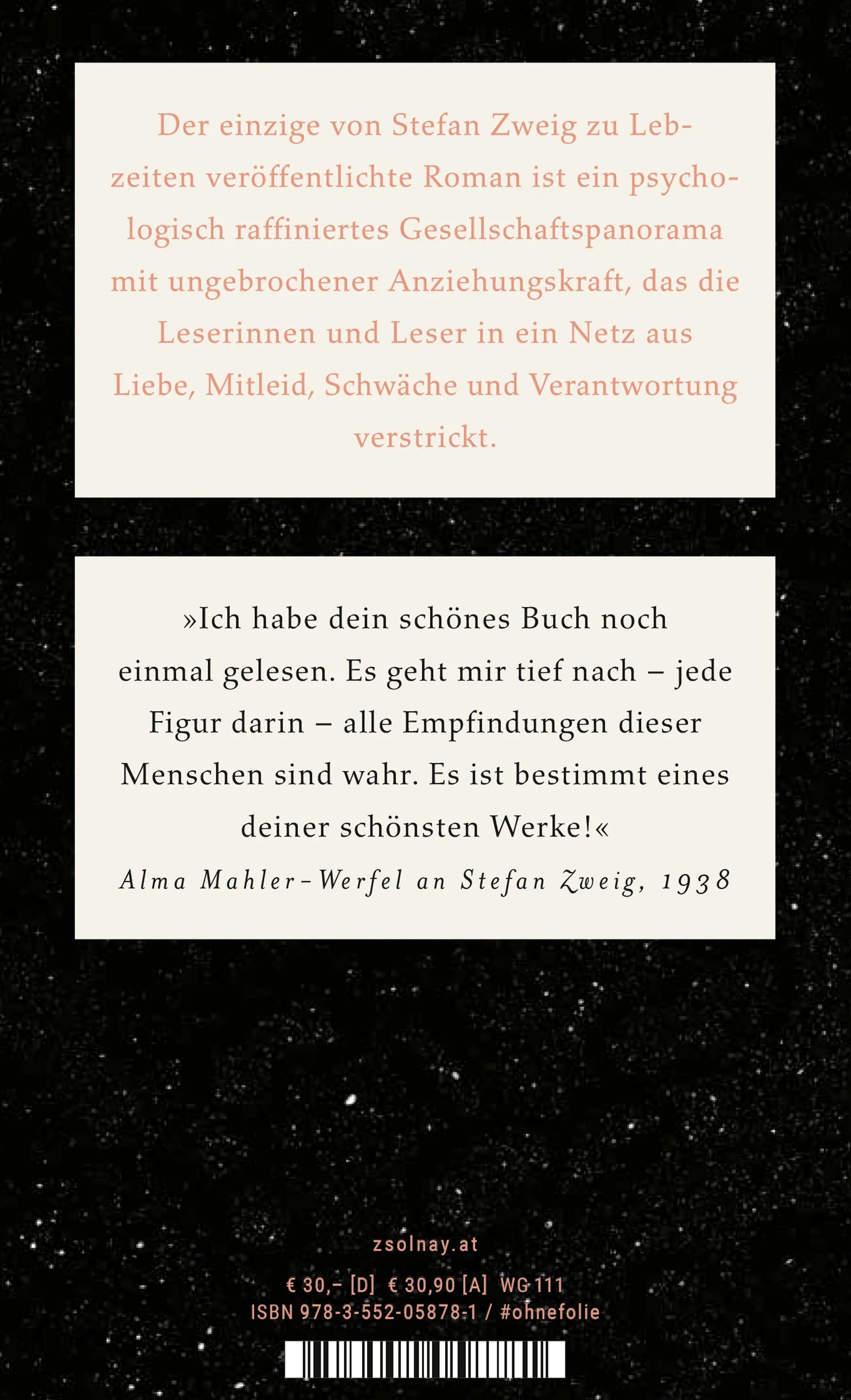 Stefan Zweig - Ungeduld des Herzens