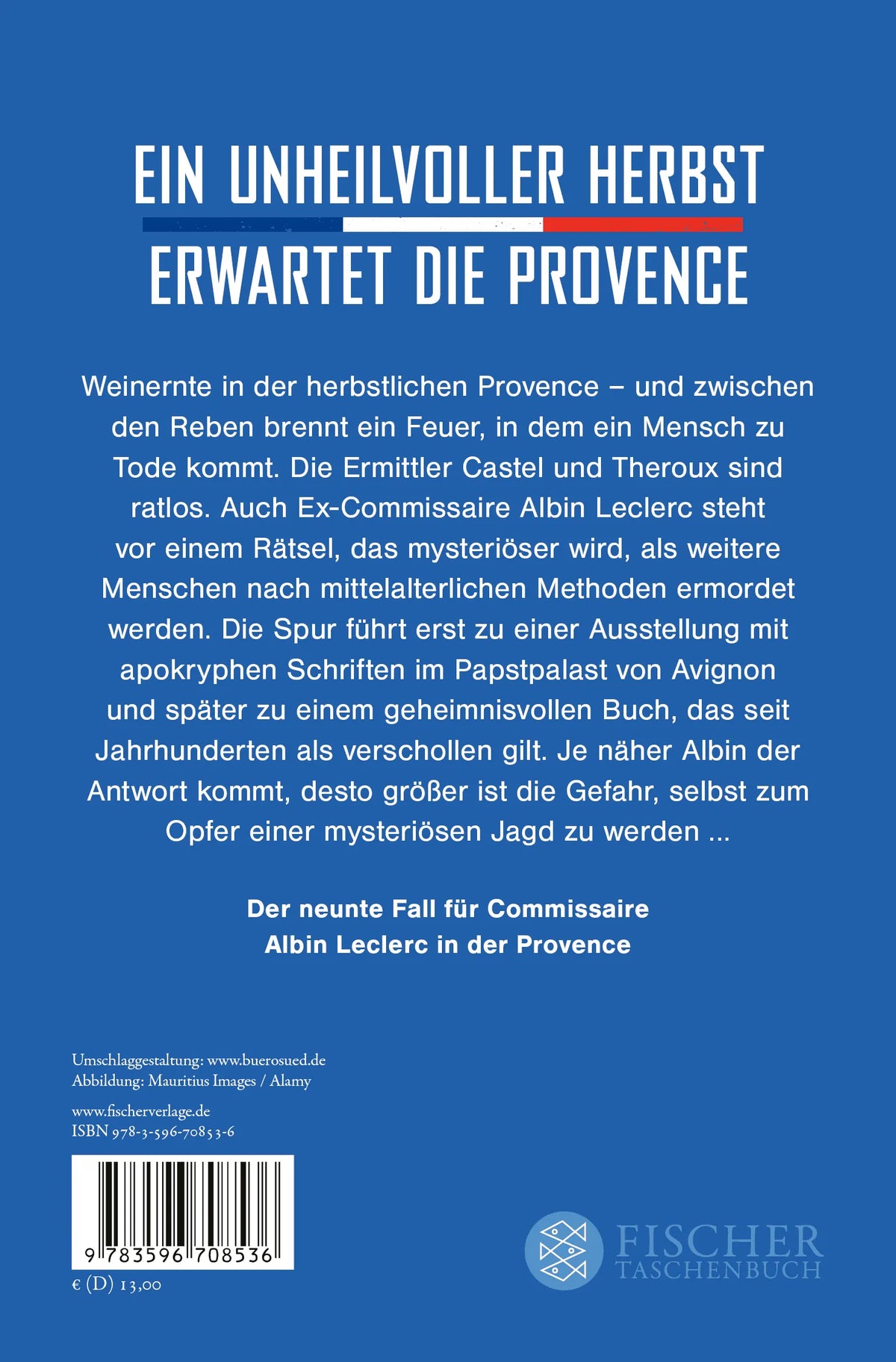Rückseite: Unheilvolle Provence (Taschenbuch)