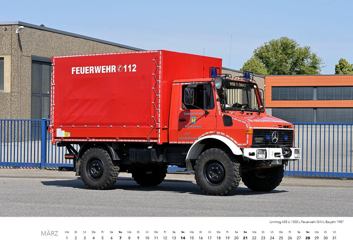 Unimog Klassiker Kalender 2027 – Ansicht