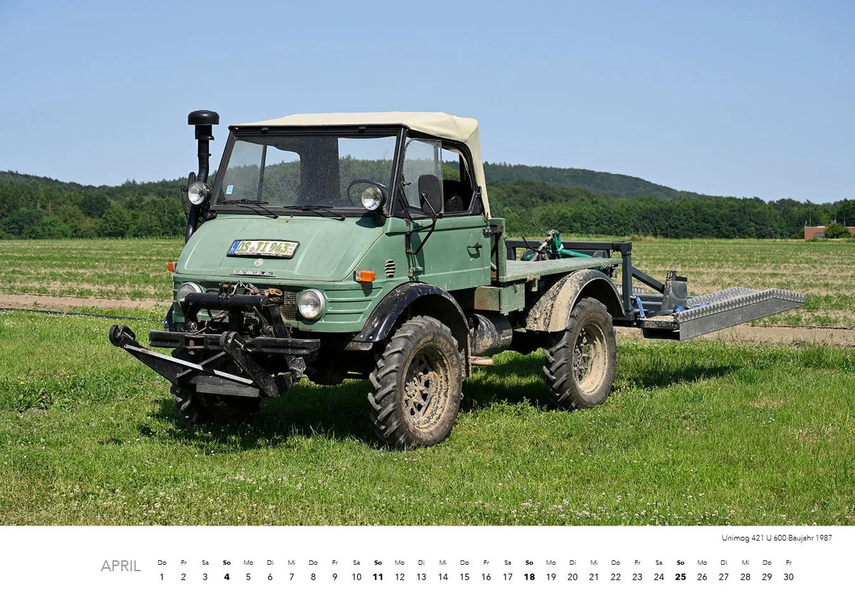 Unimog Klassiker Kalender 2027 – Ansicht