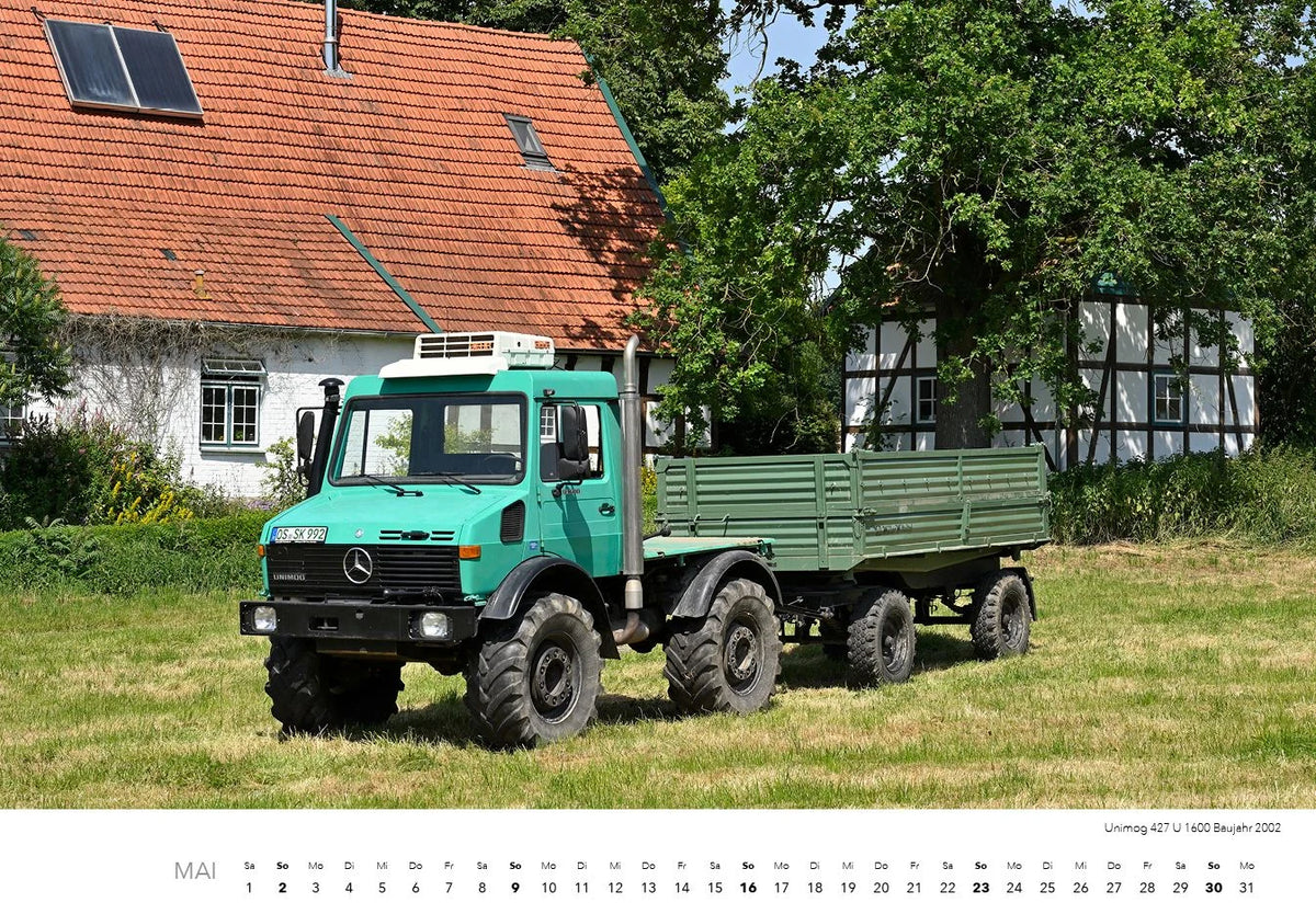 Unimog Klassiker Kalender 2027 – Ansicht